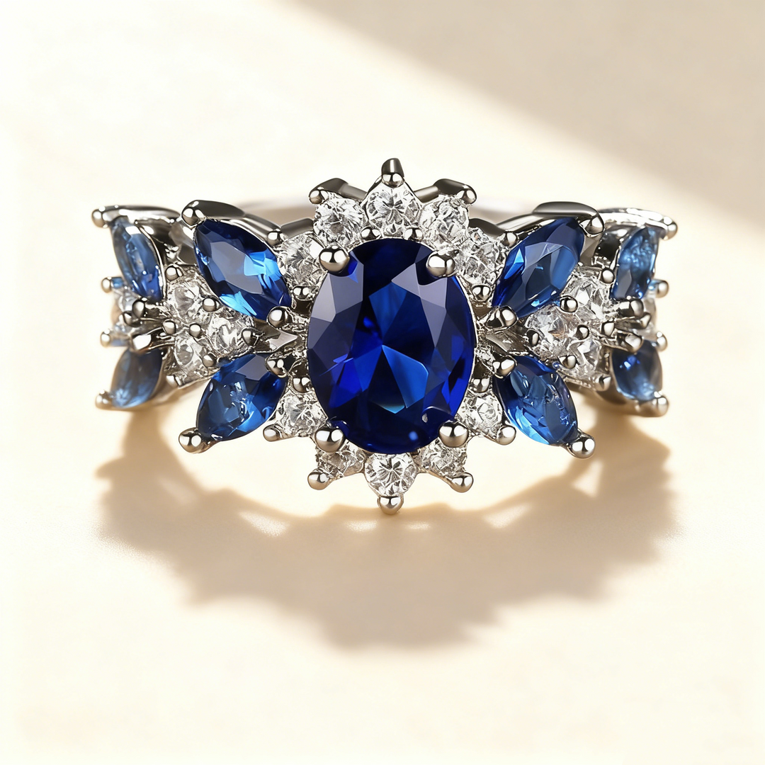 Anillo Hoja Azul