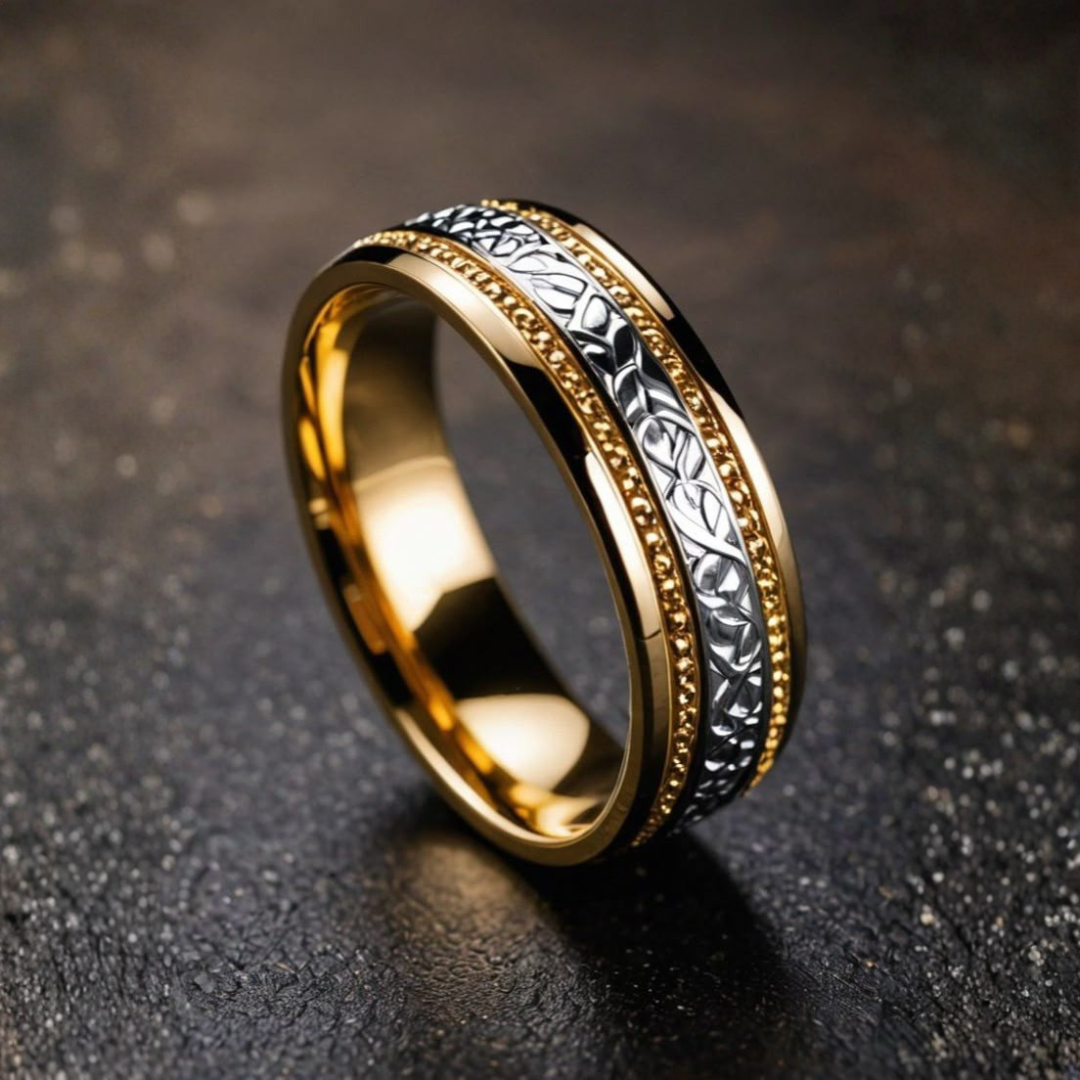 Anillo Clásico Dorado