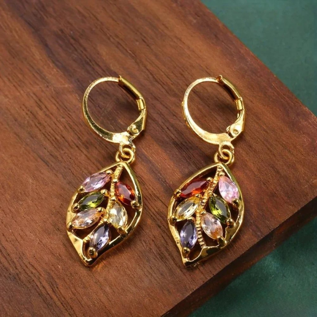 Pendientes Hoja Multicolor