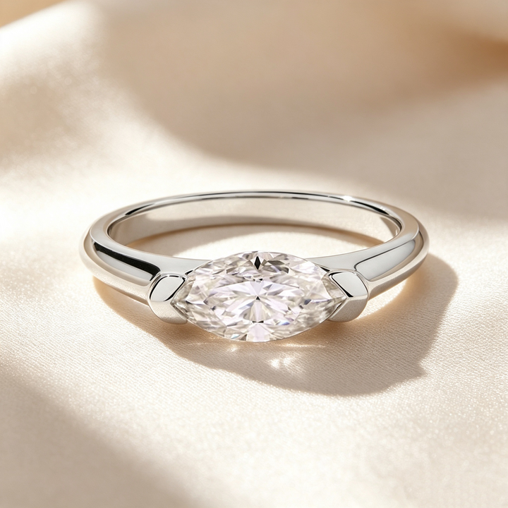 Anillo Solitario Marquesa