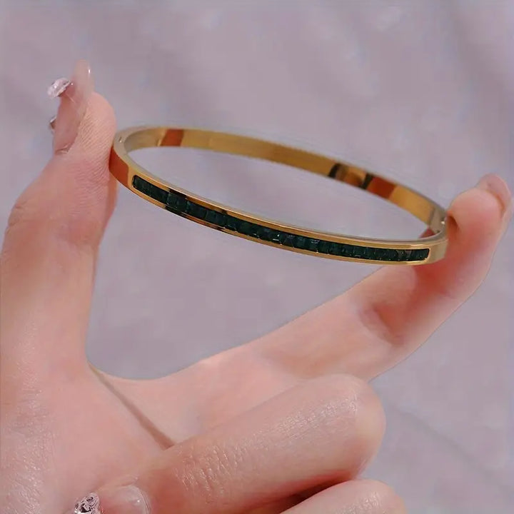 Pulsera Celeste Viride Oro