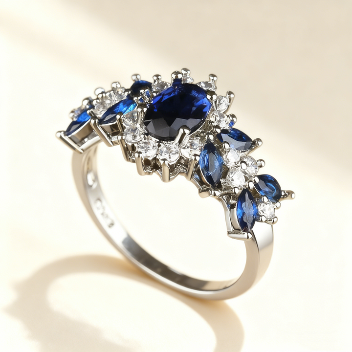 Anillo Hoja Azul