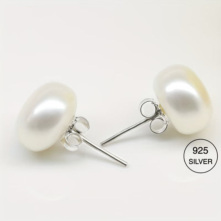 Pendientes de perla clásicos