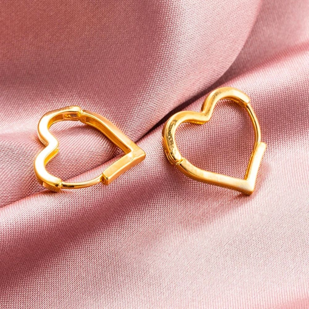 Aros Corazón Minimalistas