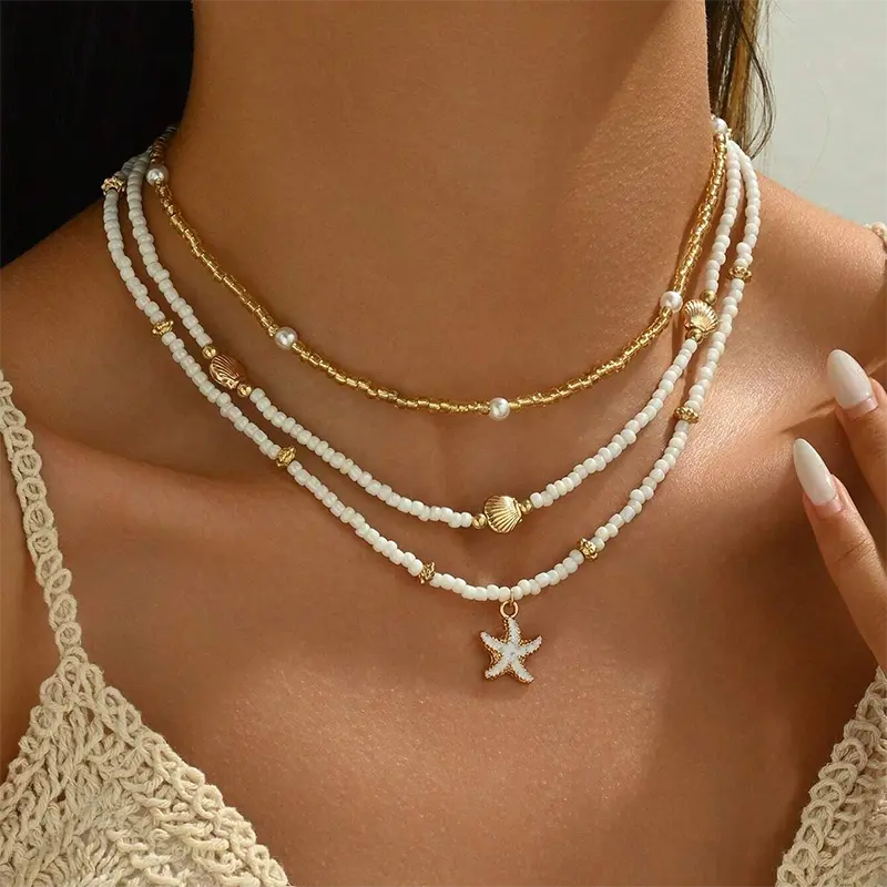 Collar Brisa del Mar con Perlas
