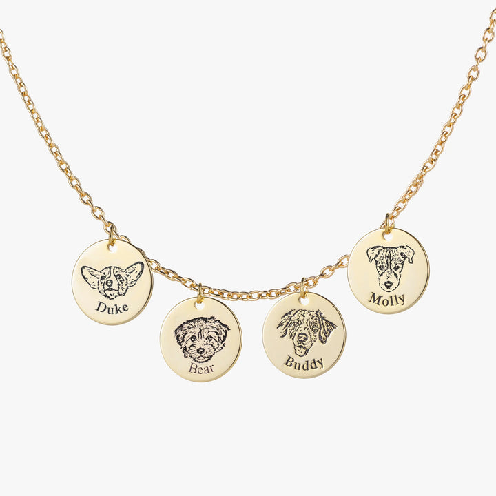 Collar Personalizado con Retrato de tu Mascota