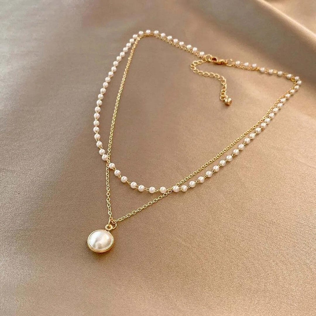 Collar de Perlas Lustroso