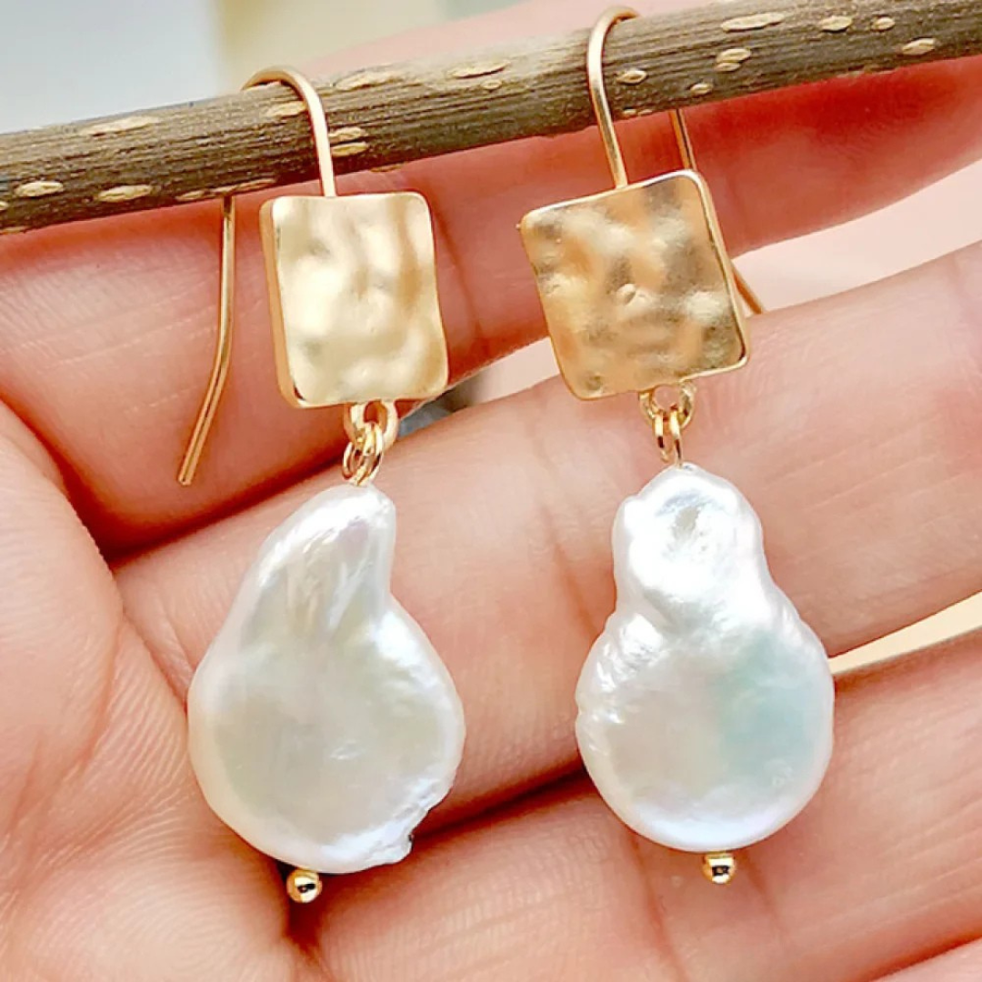 Pendientes Perla Barroca