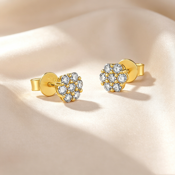 Pendientes Flor Racimo