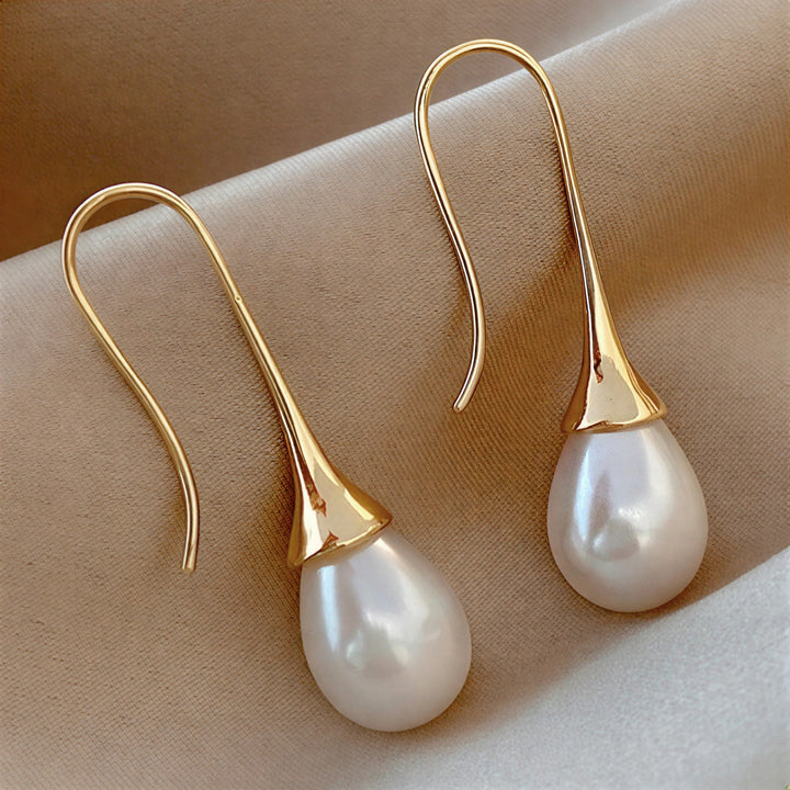 Pendientes de Belleza Clásica con Perlas