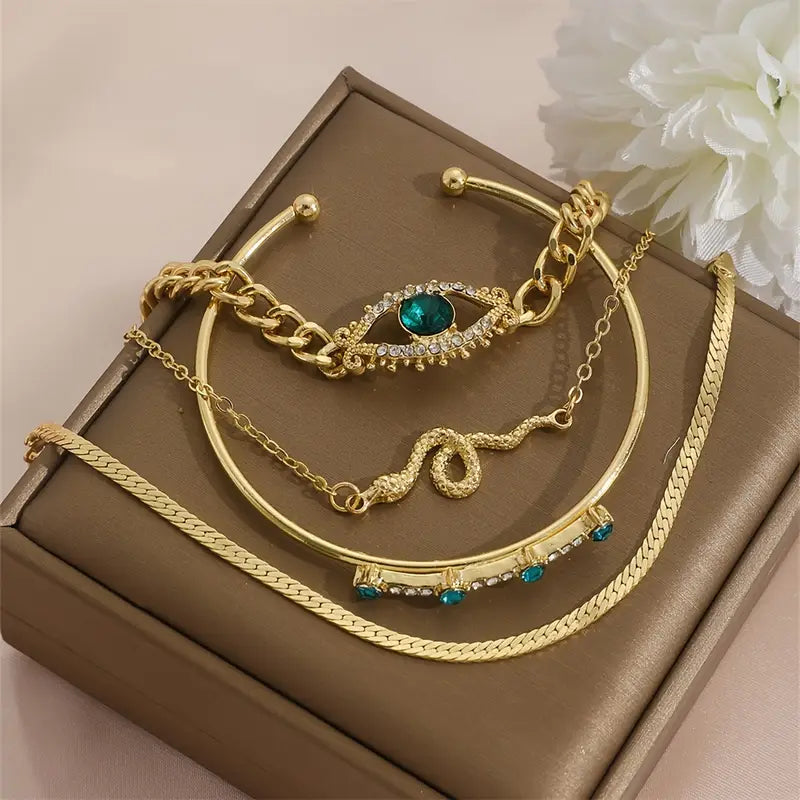 Set de pulseras Serpina Veyra Oro