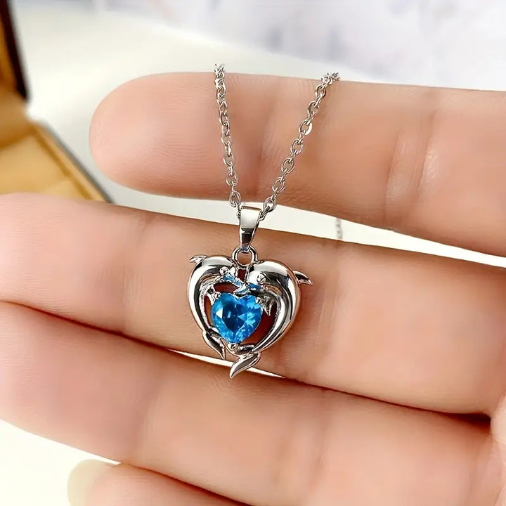Collar gemelos Oceanheart Oro blanco