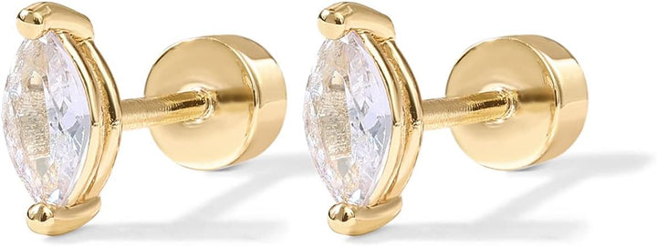 Pendientes Navette Brillante