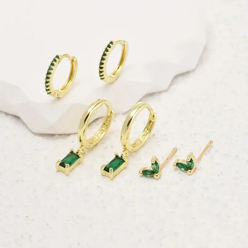 Set de pendientes Fiorenza Viridelle Oro