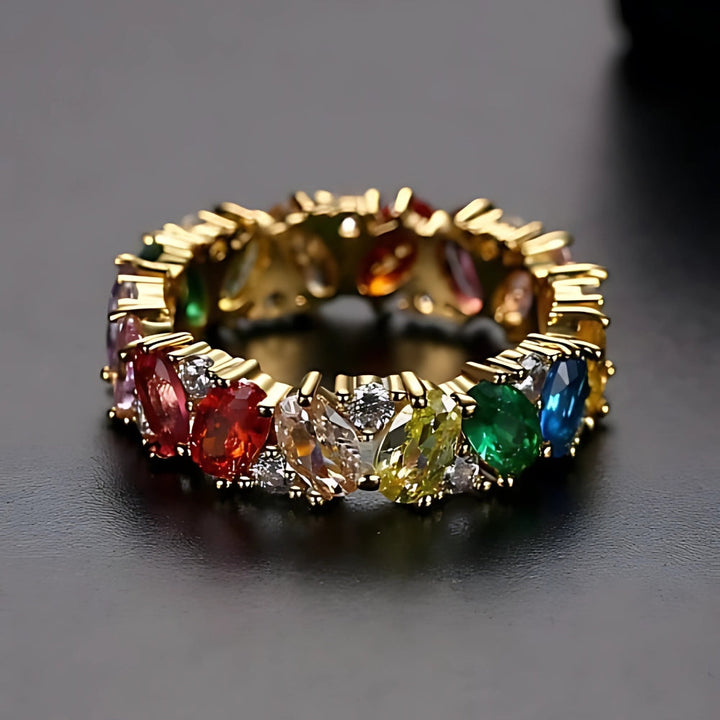 Anillo Multicolor Brillante