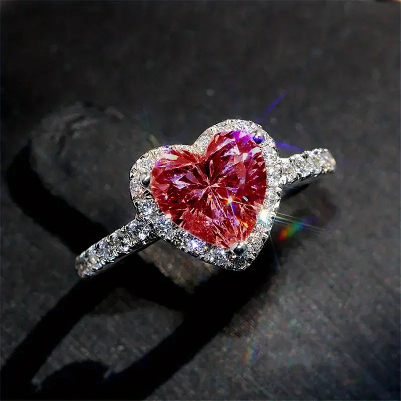 Anillo Delara Carmessia Oro blanco