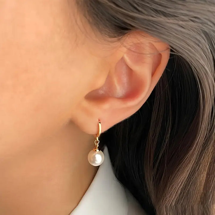 Conjunto de Collar Elegante y Delicado con Perlas