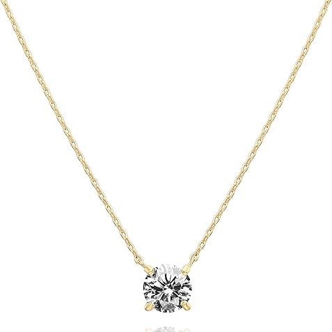 Collar Solitario Brillante