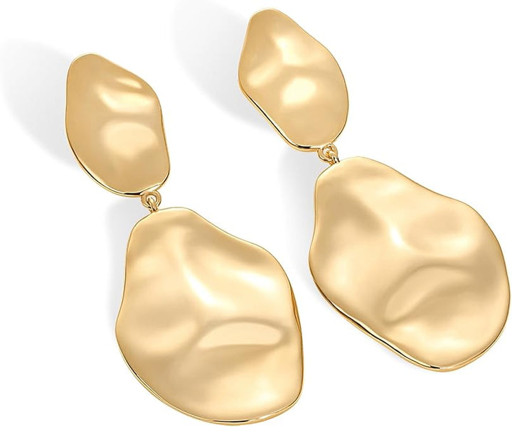 Pendientes Ondas Doradas