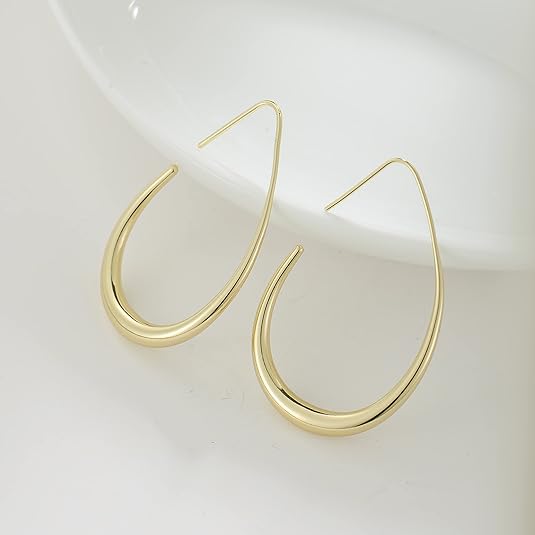 Aros Gota Fina Dorados