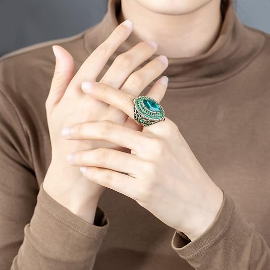 Anillo Emerald Regent Oro