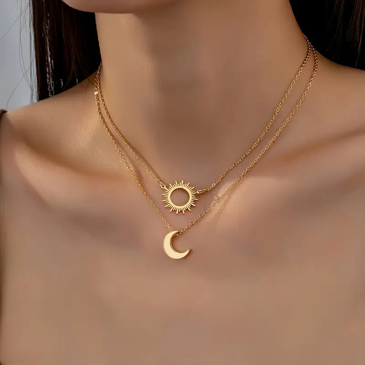 Conjunto de 2 Collares con Colgantes