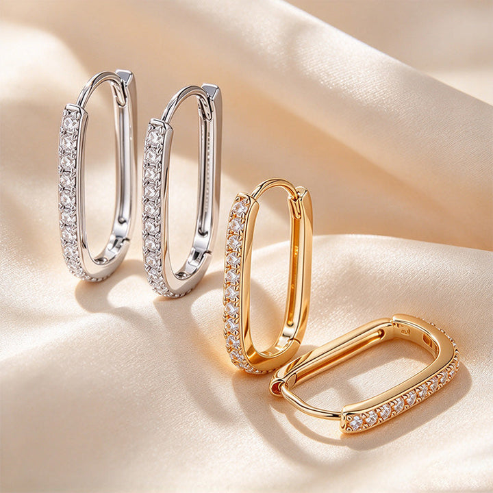 Aros en U Brillantes