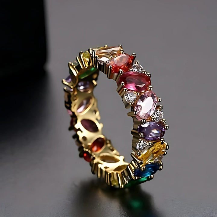 Anillo Multicolor Brillante