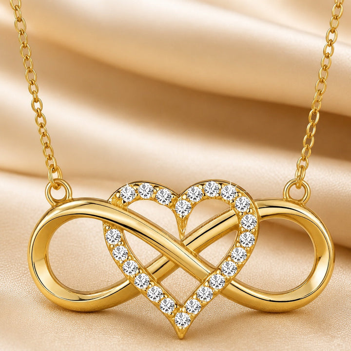 Collar Corazón Infinito