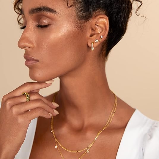 Pendientes Navette Brillante