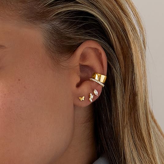 Pendientes Navette Brillante