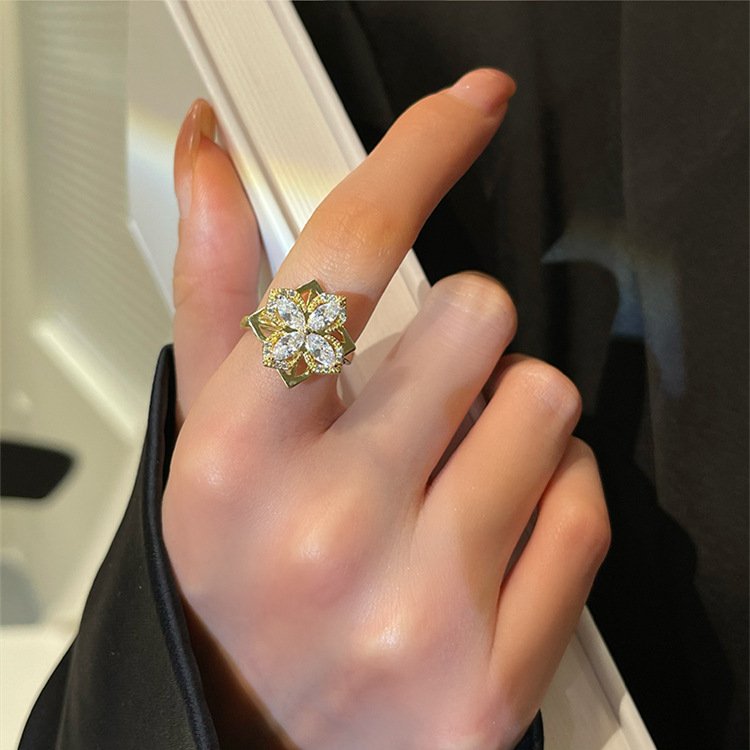 Set de anillo y collar giratorios