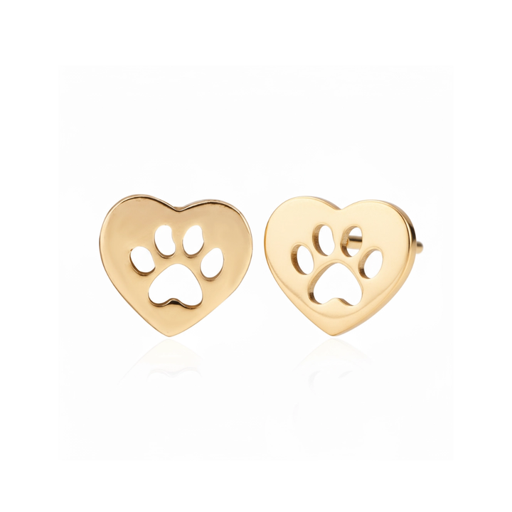 Pendientes Corazón Devoto, oro