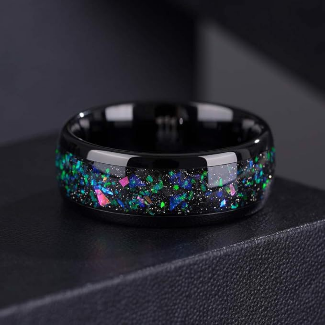 Anillo Galaxia Negro
