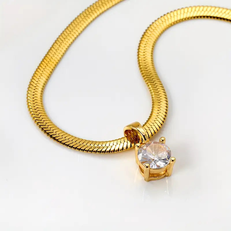 Collar Serpiente Solitario