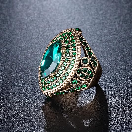 Anillo Emerald Regent Oro