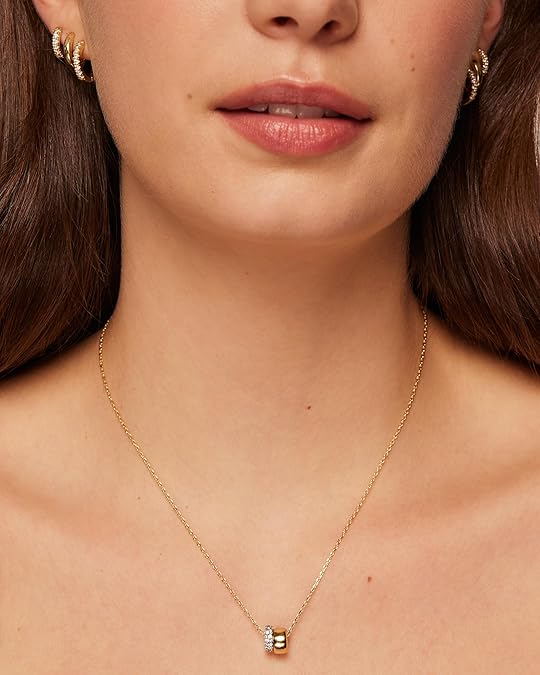 Collar Colgante Doble Anillo