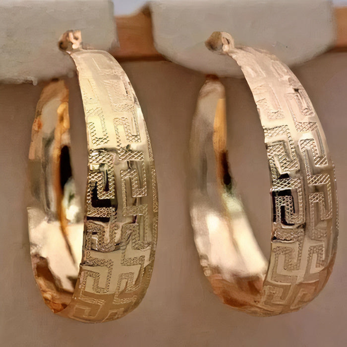 Pendientes Étnicos Dorados