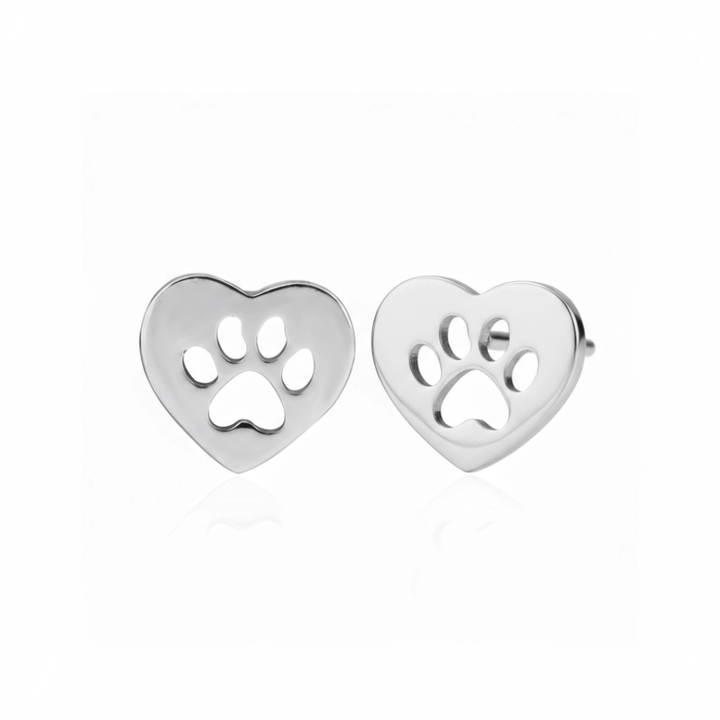 Pendientes Corazón Devoto, plata