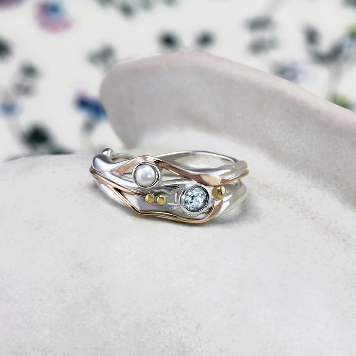 Anillo Circonitas Minimalista