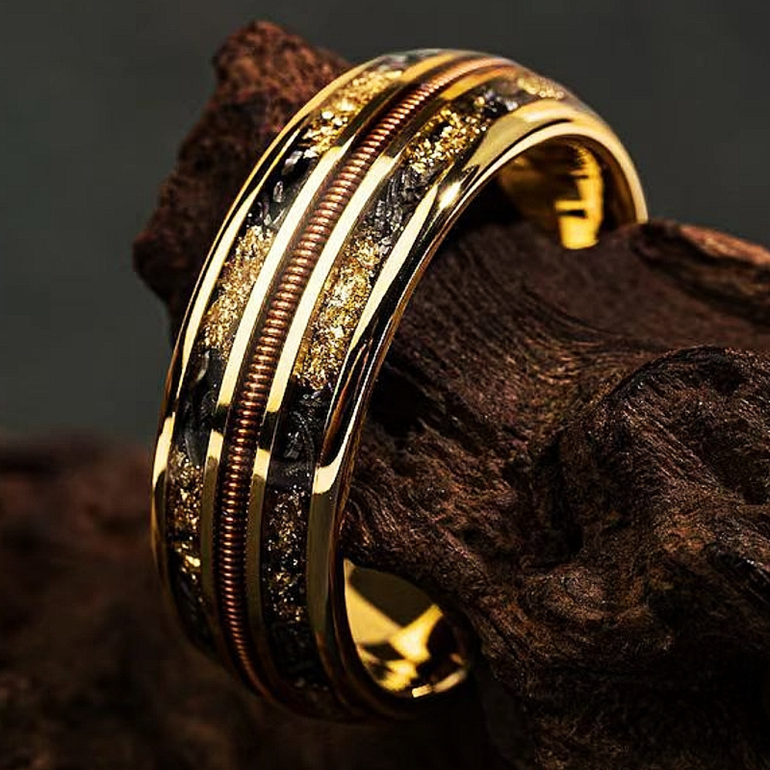 Anillo Dorado Vintage
