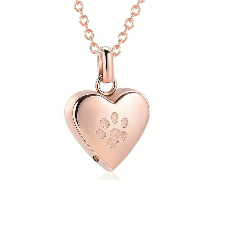 Colgante Corazón con Cenizas de tu Mascota