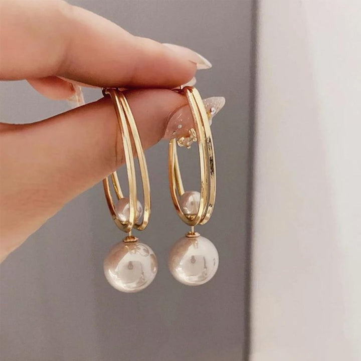 Pendientes Vintage Oro y Perla
