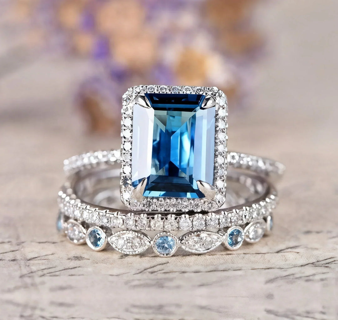 Set de Anillo de Turquesa