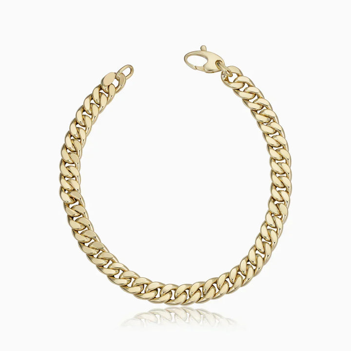 Pulsera Cubana Vintage Dorada