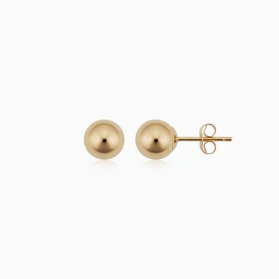 Pendientes Bolita Dorados
