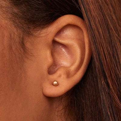 Pendientes Bolita Dorados