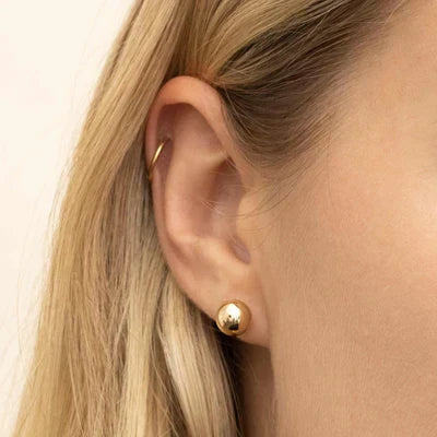 Pendientes Bolita Dorados