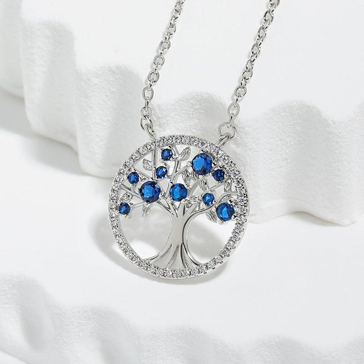Collar Árbol de la Vida Azul