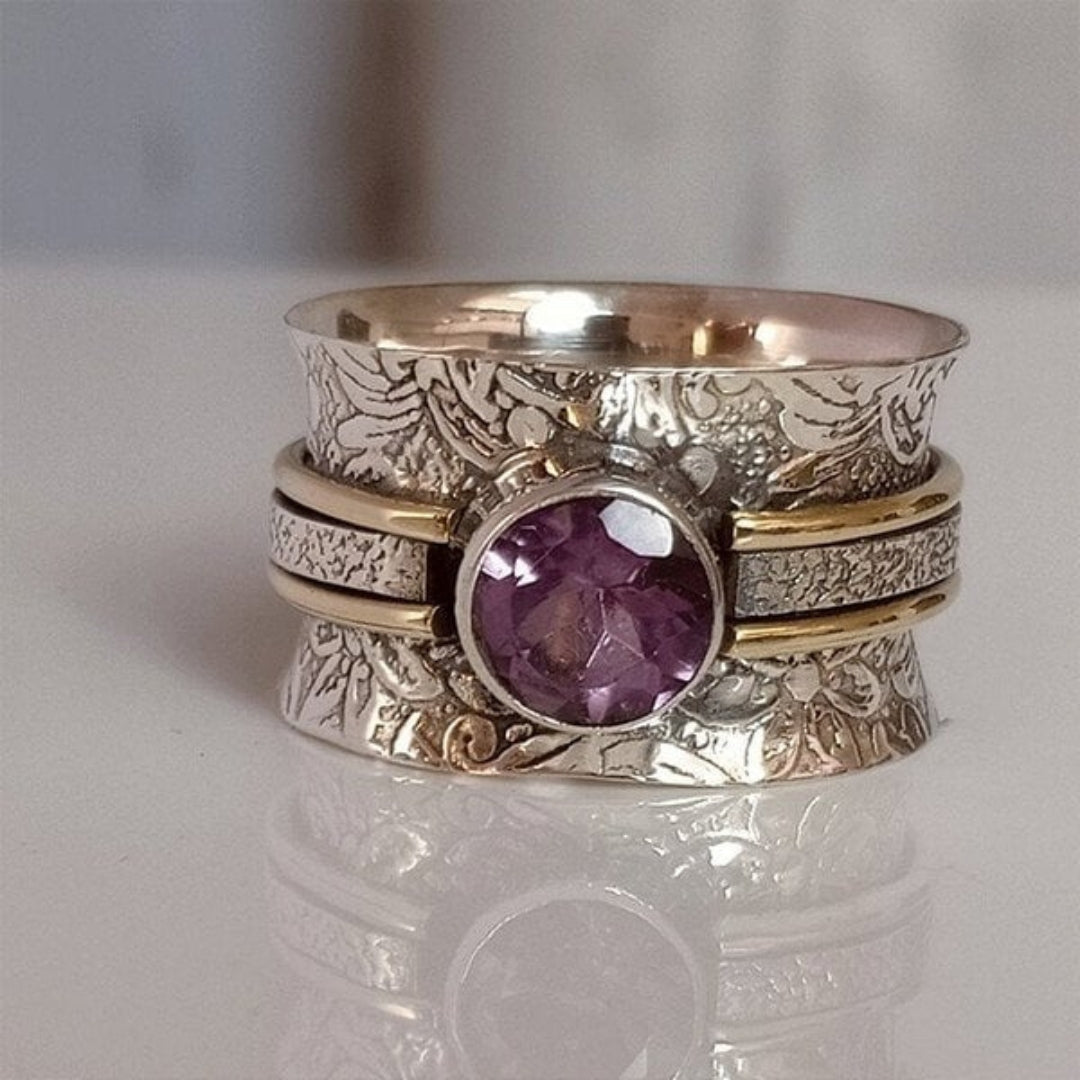 Anillo Meditación con Cristal